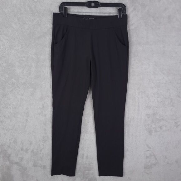 Columbia Pants Women M Black Advanced Repellency Hiking Outdoor Pockets Pull On - Picture 1 of 14